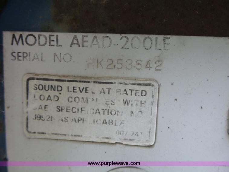 image for item CC9278 Miller AEAD-200LE welder