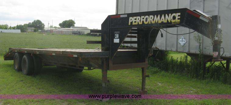 image for item J2775 2003 Parker Performance equipment trailer