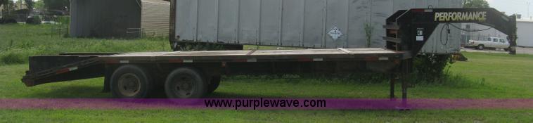 image for item J2775 2003 Parker Performance equipment trailer