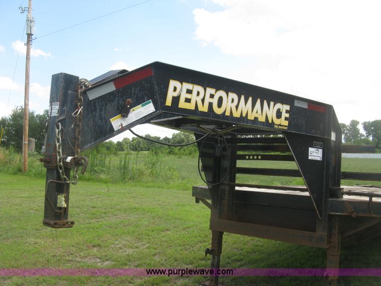 image for item J2775 2003 Parker Performance equipment trailer