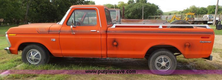 image for item J4042 1975 Ford F150 Custom pickup truck