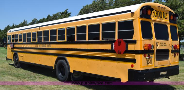 image for item K2972 2009 Blue Bird school bus