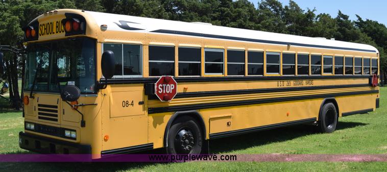 image for item K2973 2009 Blue Bird school bus