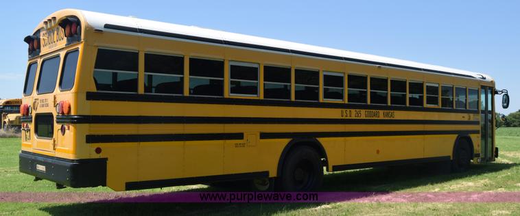 image for item K2973 2009 Blue Bird school bus
