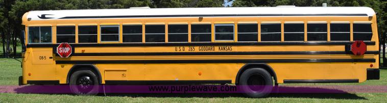 image for item K2974 2009 Blue Bird school bus