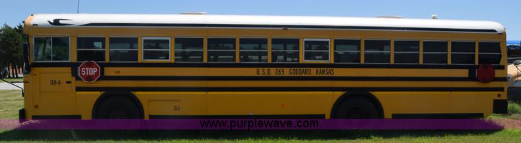 image for item K2975 2009 Blue Bird school bus