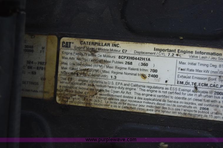 image for item K2975 2009 Blue Bird school bus