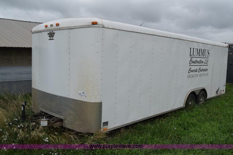 image for item K2992 2008 Forest River enclosed cargo trailer