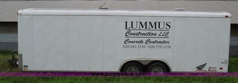 image for item K2992 2008 Forest River enclosed cargo trailer