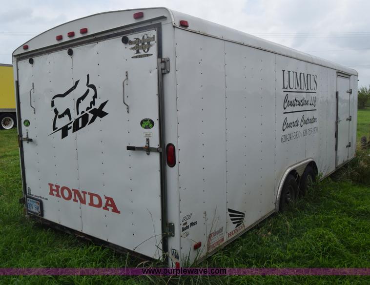 image for item K2992 2008 Forest River enclosed cargo trailer