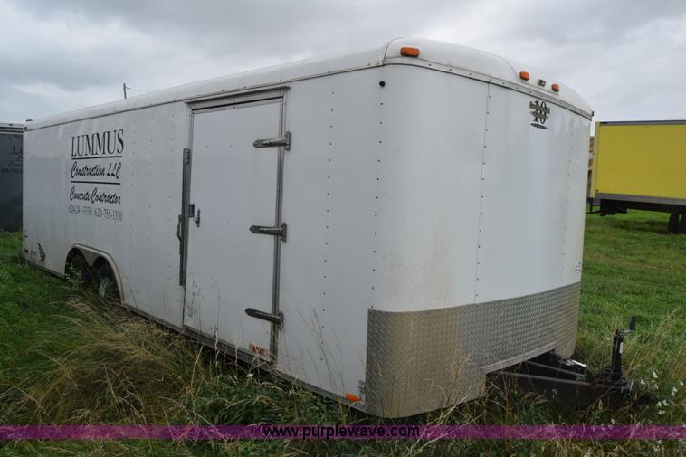 image for item K2992 2008 Forest River enclosed cargo trailer