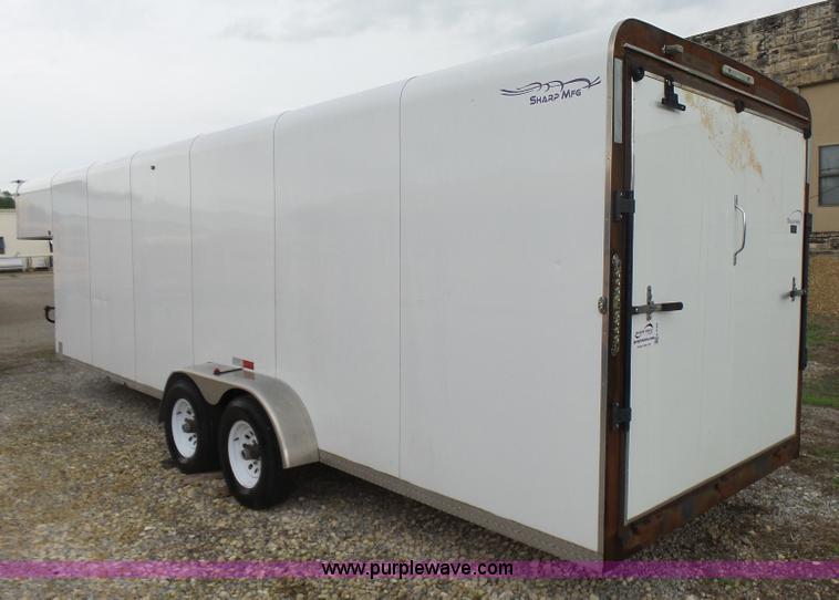 image for item K3163 2005 Sharp enclosed cargo trailer