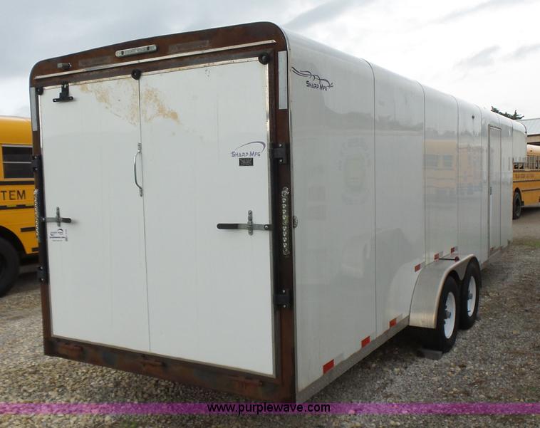 image for item K3163 2005 Sharp enclosed cargo trailer