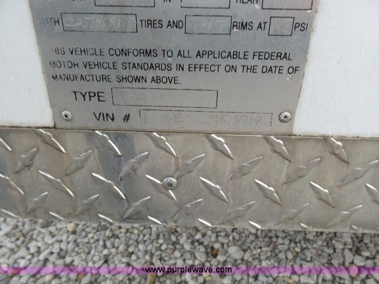 image for item K3163 2005 Sharp enclosed cargo trailer