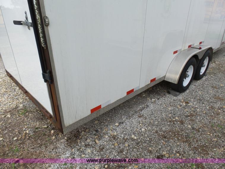 image for item K3163 2005 Sharp enclosed cargo trailer