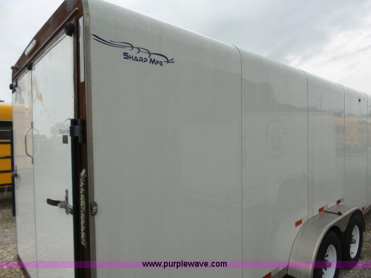 image for item K3163 2005 Sharp enclosed cargo trailer
