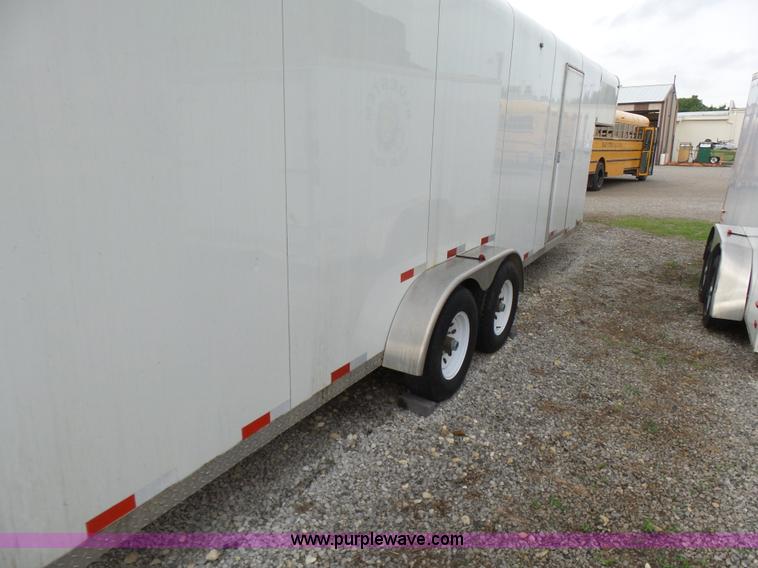 image for item K3163 2005 Sharp enclosed cargo trailer