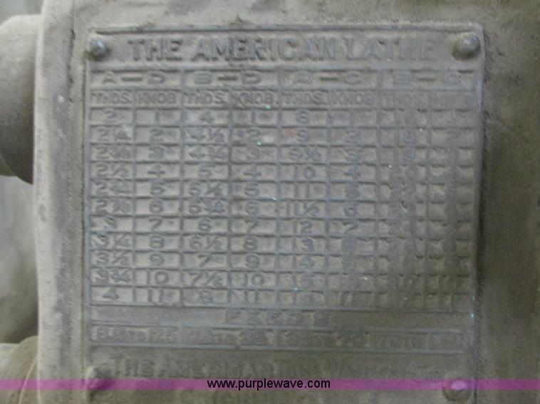 image for item K4064 American Toolworks drive shaft lathe