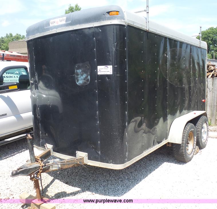 image for item K4667 2002 Apple Valley enclosed cargo trailer