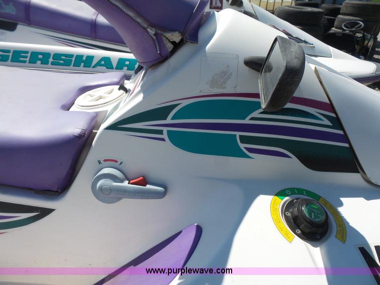 image for item K4677 *(2) 1995 Tigershark Monte Carlo jet skis with trailer