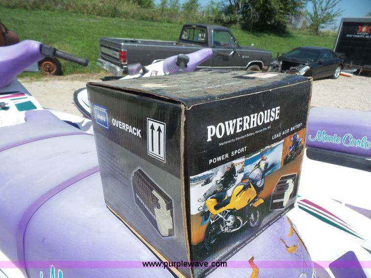 image for item K4677 *(2) 1995 Tigershark Monte Carlo jet skis with trailer