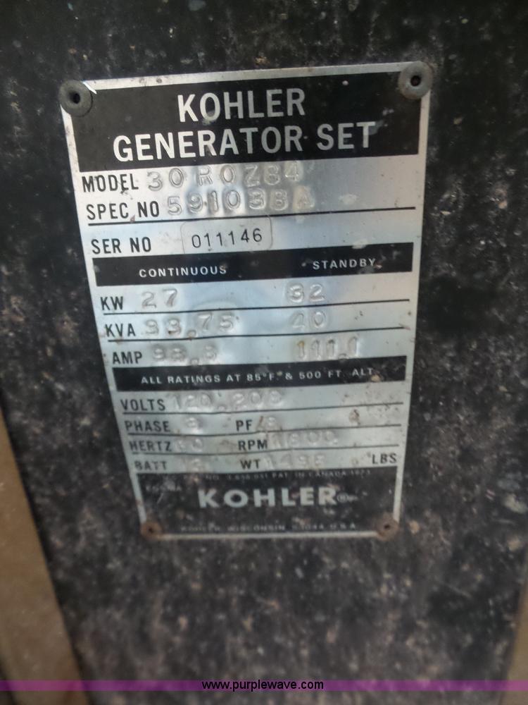 image for item K4681 Kohler generator