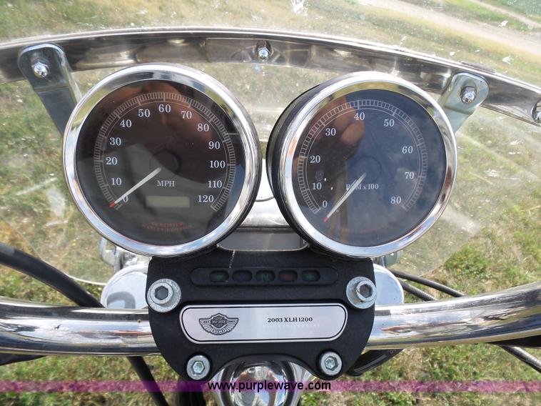 image for item K5305 2003 Harley Davidson XLH1200 motorcycle