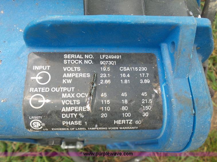 image for item K7075 Miller Millermatic Passport welder