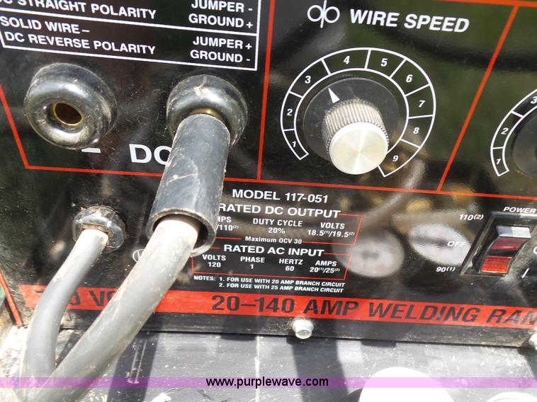 Century 140 MIG wire feed welder in Coweta, OK Item K7078 sold