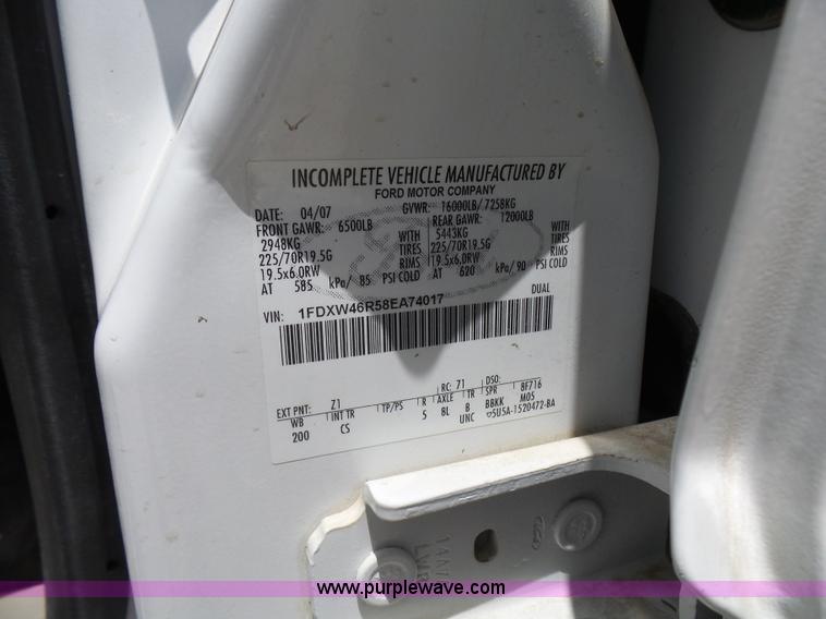 image for item L1571 2008 Ford F450 Super Duty XL Crew Cab service truck