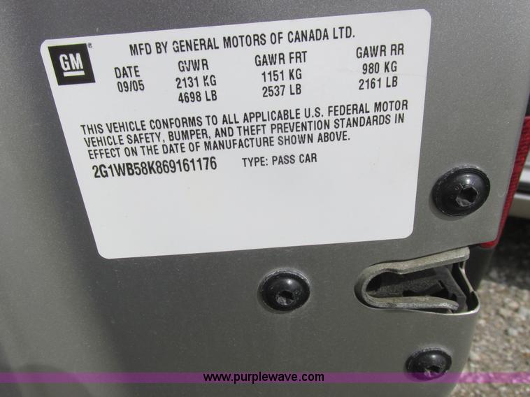 image for item L6196 2006 Chevrolet Impala