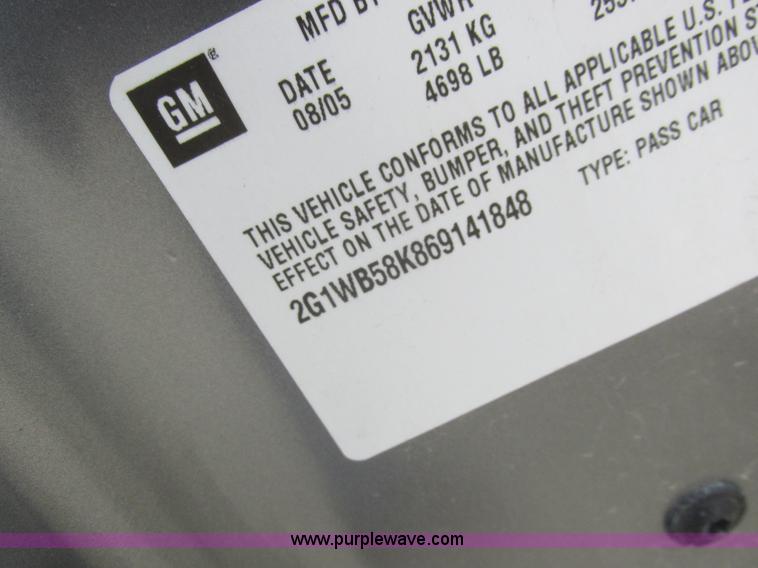 image for item L6200 2006 Chevrolet Impala