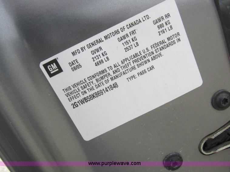 image for item L6200 2006 Chevrolet Impala