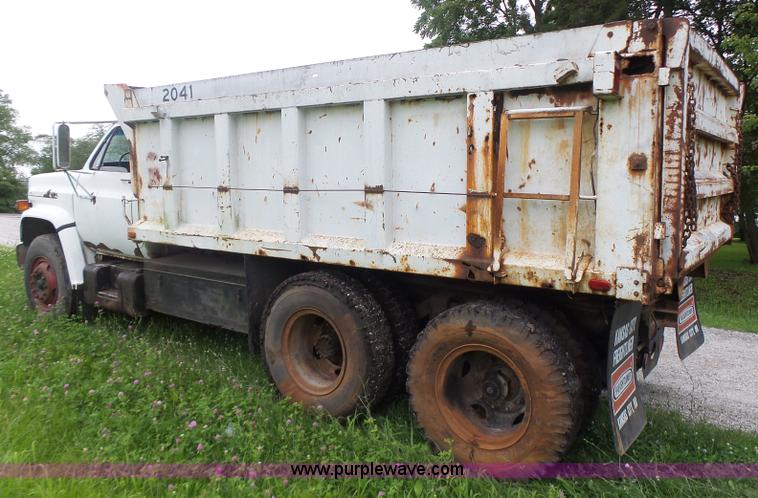 image for item L6202 1984 Chevrolet Kodiak dump truck