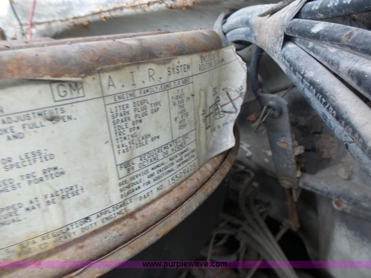 image for item L6202 1984 Chevrolet Kodiak dump truck