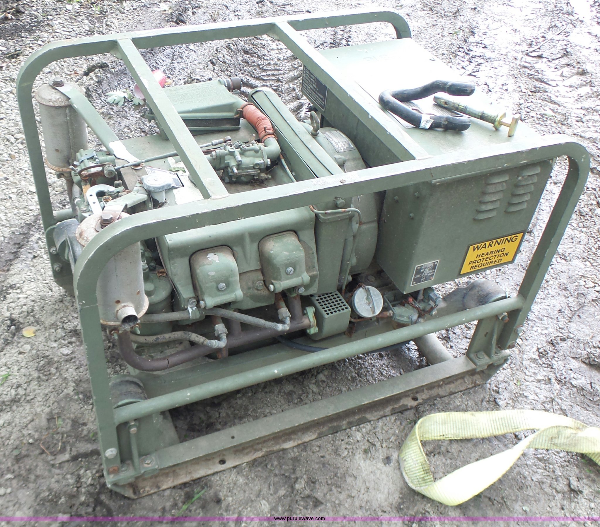 US Army generator in Turney, MO Item CC9277 sold Purple Wave