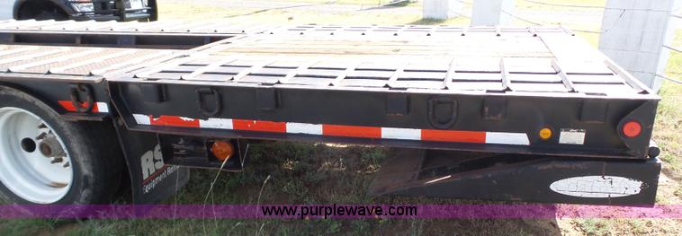 image for item BJ9329 2007 Ledwell drop deck equipment trailer