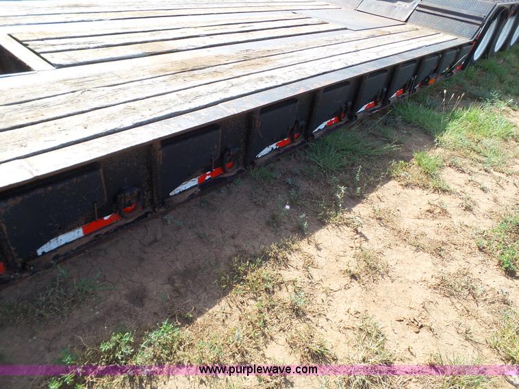 image for item BJ9329 2007 Ledwell drop deck equipment trailer