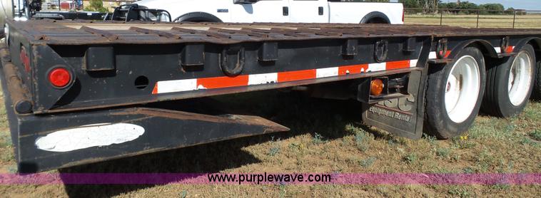 image for item BJ9329 2007 Ledwell drop deck equipment trailer