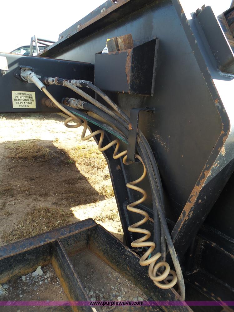 image for item BJ9329 2007 Ledwell drop deck equipment trailer