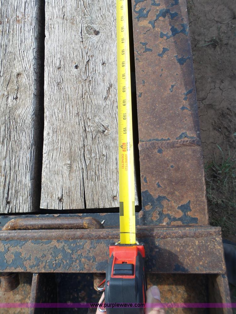 image for item BJ9329 2007 Ledwell drop deck equipment trailer