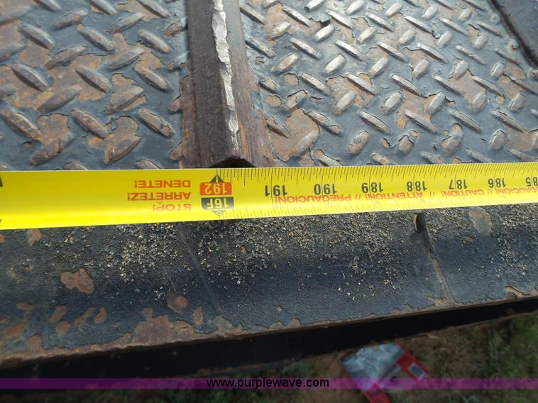 image for item BJ9329 2007 Ledwell drop deck equipment trailer