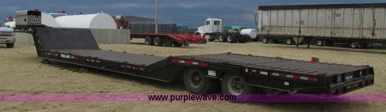 image for item K4062 1989 Trail King TK60HTXL492 drop deck hydra-tail equipment trailer