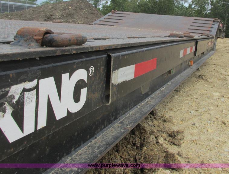 image for item K4062 1989 Trail King TK60HTXL492 drop deck hydra-tail equipment trailer