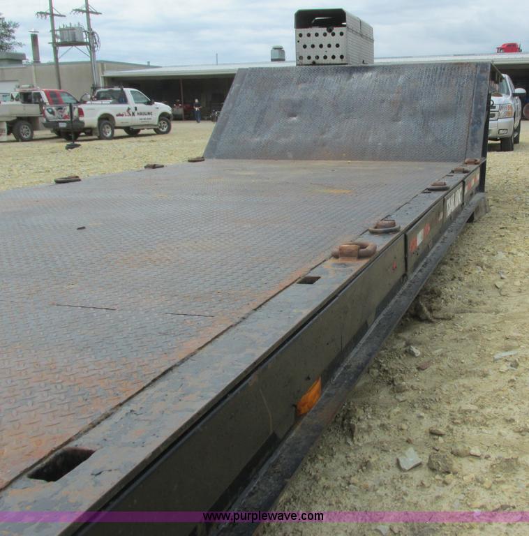 image for item K4062 1989 Trail King TK60HTXL492 drop deck hydra-tail equipment trailer