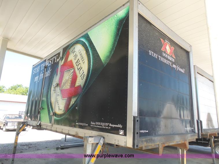 image for item K4668 2011 BWS 53VT3V Demountable Concepts trailer with storage boxes