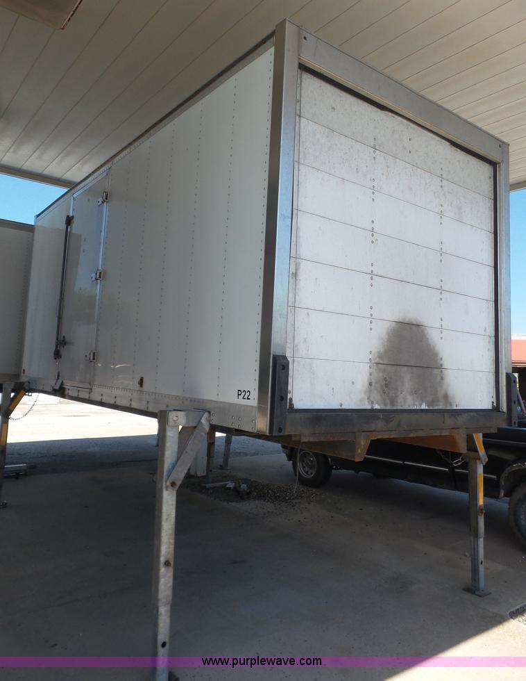 image for item K4668 2011 BWS 53VT3V Demountable Concepts trailer with storage boxes
