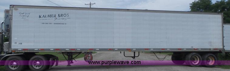 image for item K7731 1987 Dorsey Liteguard 86 refrigerated van trailer