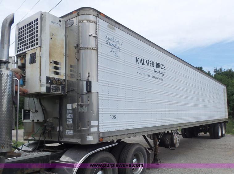 image for item K7732 1987 Dorsey Liteguard 86 refrigerated van trailer