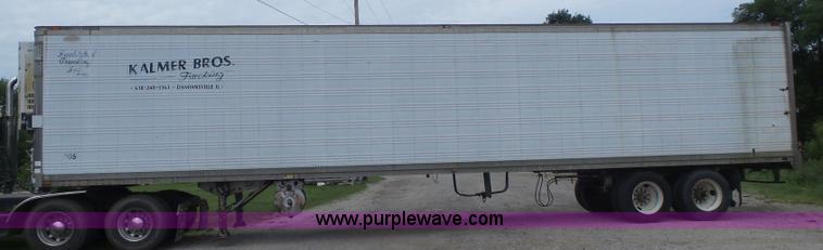 image for item K7732 1987 Dorsey Liteguard 86 refrigerated van trailer